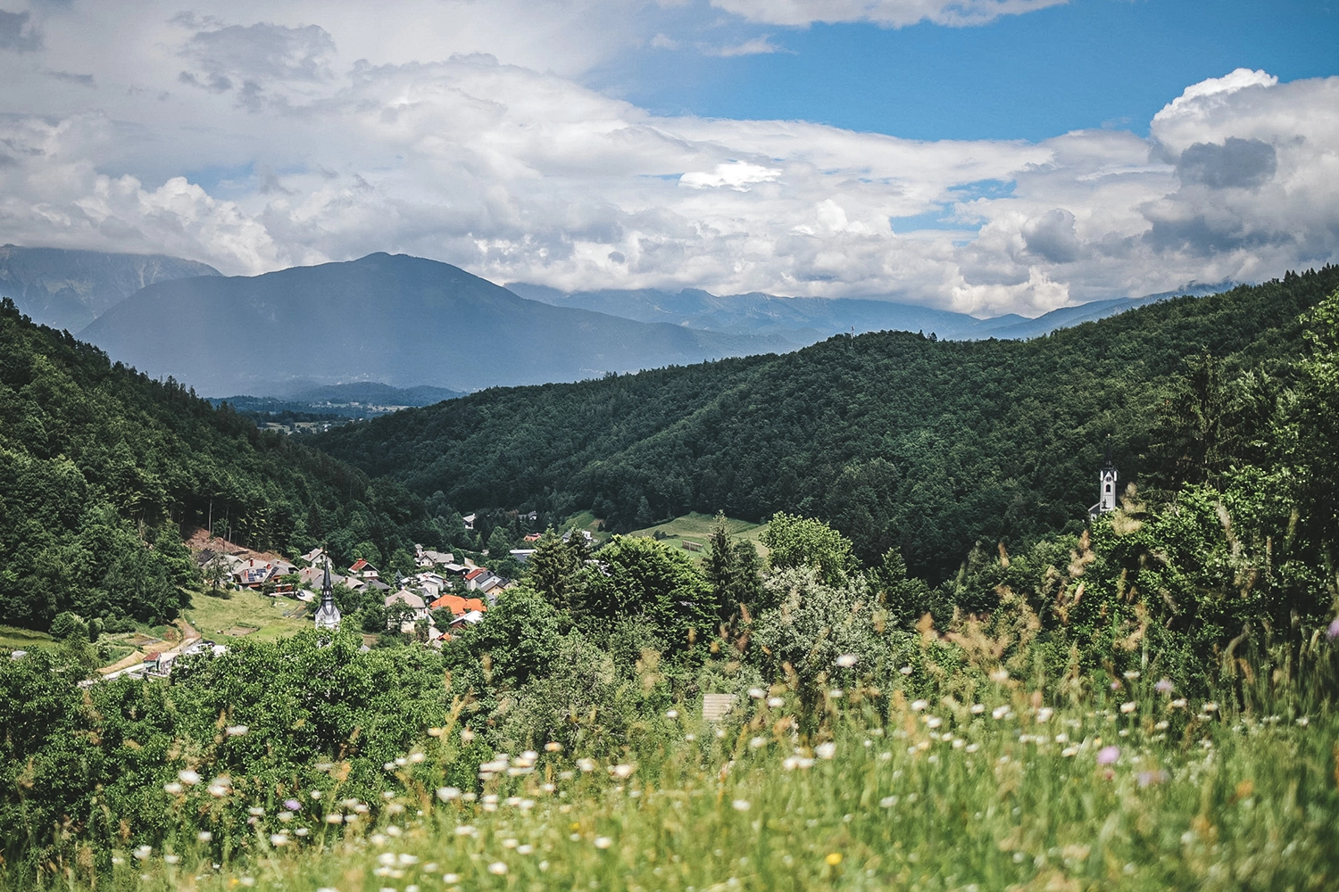 Aussichtspunkt Kropa - Vanlife in Slowenien