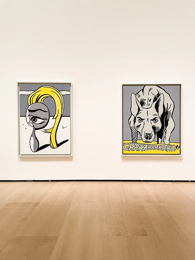 Guggenheim-Museum Bilbao, Girl with Tear I + Grrrrrrrrrrr!! (Roy Lichtenstein); Bilbao Städtetrip: Mein Reiseguide mit Sehenswürdigkeiten, Fotospots & Tipps; Foto (c) Marielle Janotta - My Travel Island